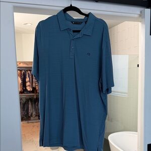 Travis Mathew Men's Blue Polo Shirt